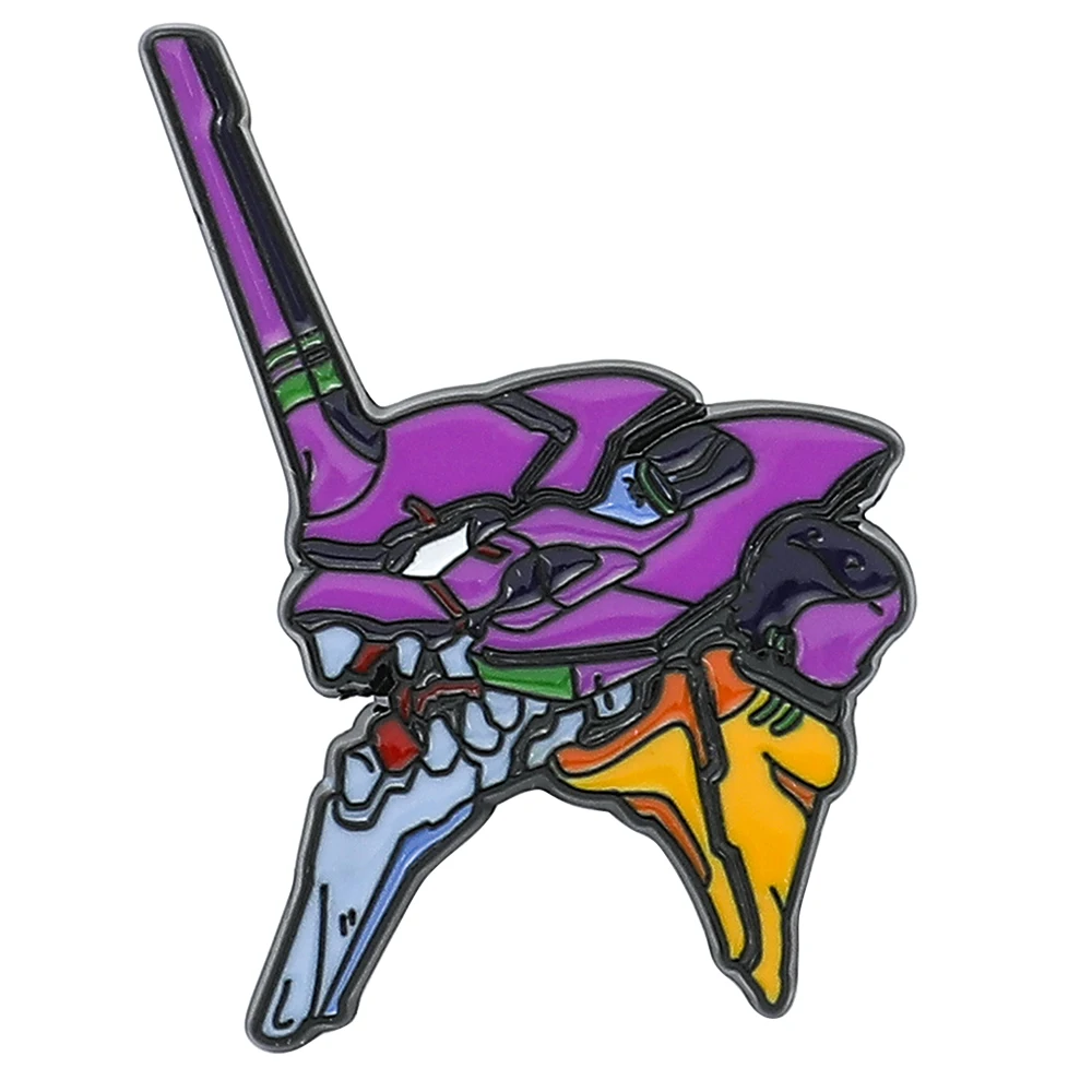 

New NEON GENESIS EVANGELION Enamel Brooch Cute Eva Ayanami Rei Metal Badge Lapel Pins Jacket Hat Button Pin for Accessories Gift