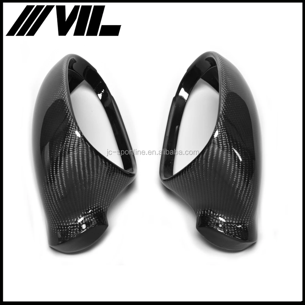 폭스바겐 골프 V GTI MK5 R32용 자동차 풀 교체 카본 파이버 사이드 미러 커버