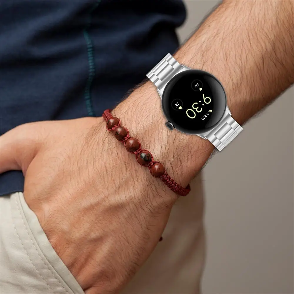 Premium Stainless Steel Replacement Strap for Pixel Watch 2 - Stylish Metal Bracelet Accessory