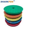 Sharkfox Polishing Pads 3/5/6 Inch Germany Foam Buff Sponge Pads Auto Car Buffing Pad Set for DA/RO Polisher Buffer Tools 6