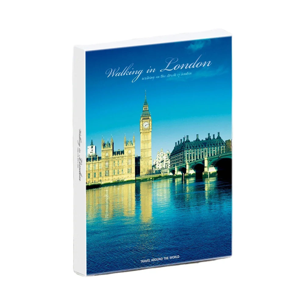 30 Sheets/LOT Walking In London Series Postcard Travel Landscape Photography Greeting Message Cards Office Stationery