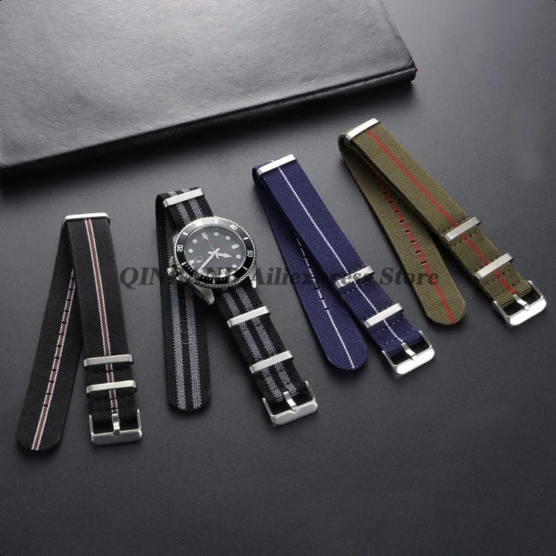 Elastic Nylon Woven Watch Strap Bracelet