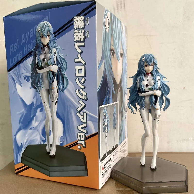 

The Latest Edition of Bandai Neon Genesis Evangelion 18cm，Asuka. Ayanami Rei，Animated Model Toys, Gifts or Collectibles