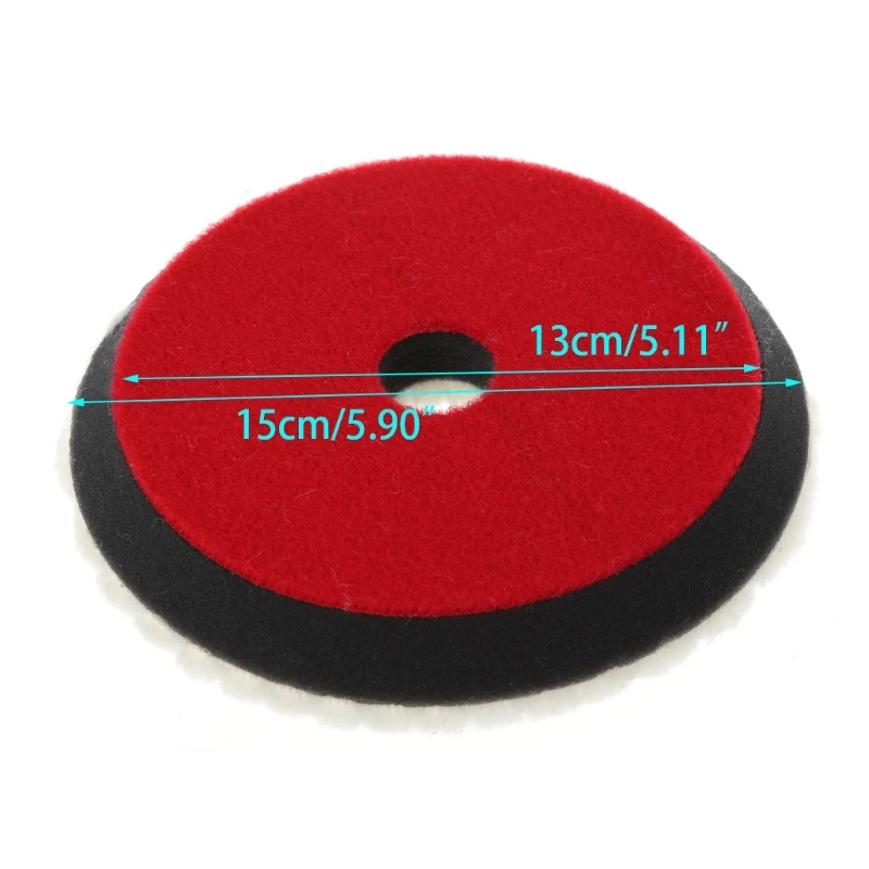 Car Polishing Pad Car Polish Pad Wool Polishing Pad Wool Polishing Head 6" 150mm Car Auto Soft Wool ing Cutting Polishing Pad Professional Detailing N84F