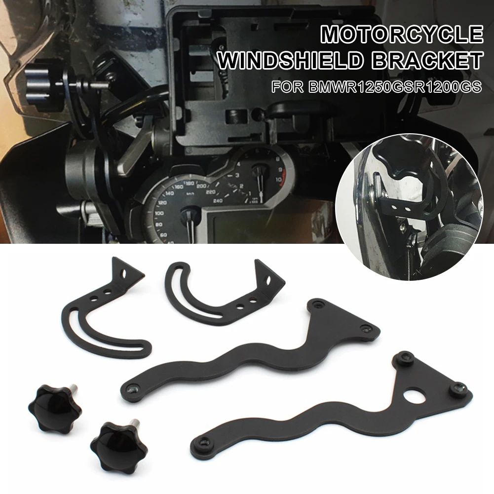 

Motorcycle Windshield Support Holder Metal Windscreen Reinforced Bracket Kits for BMW R1250GS R 1200GS LC/ADV 2014 - 2019