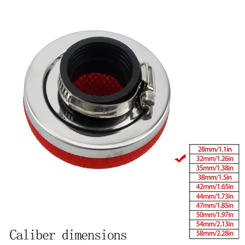Motorcycle Air Filter Cleaner Air Filter 2 Stroke Engine Dirt Pit Bike Scooter 28/32/35/38/42/45/50/54/58MM Moto Parts - Image 21