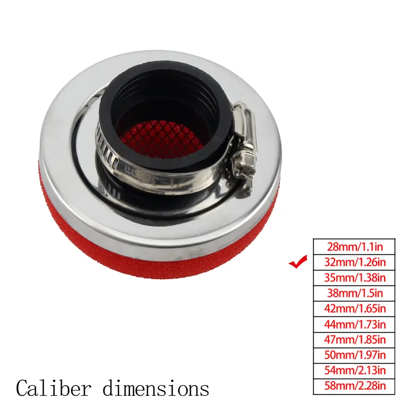 Motorcycle Air Filter Cleaner Air Filter 2 Stroke Engine Dirt Pit Bike Scooter 28/32/35/38/42/45/50/54/58MM Moto Parts - Image 21