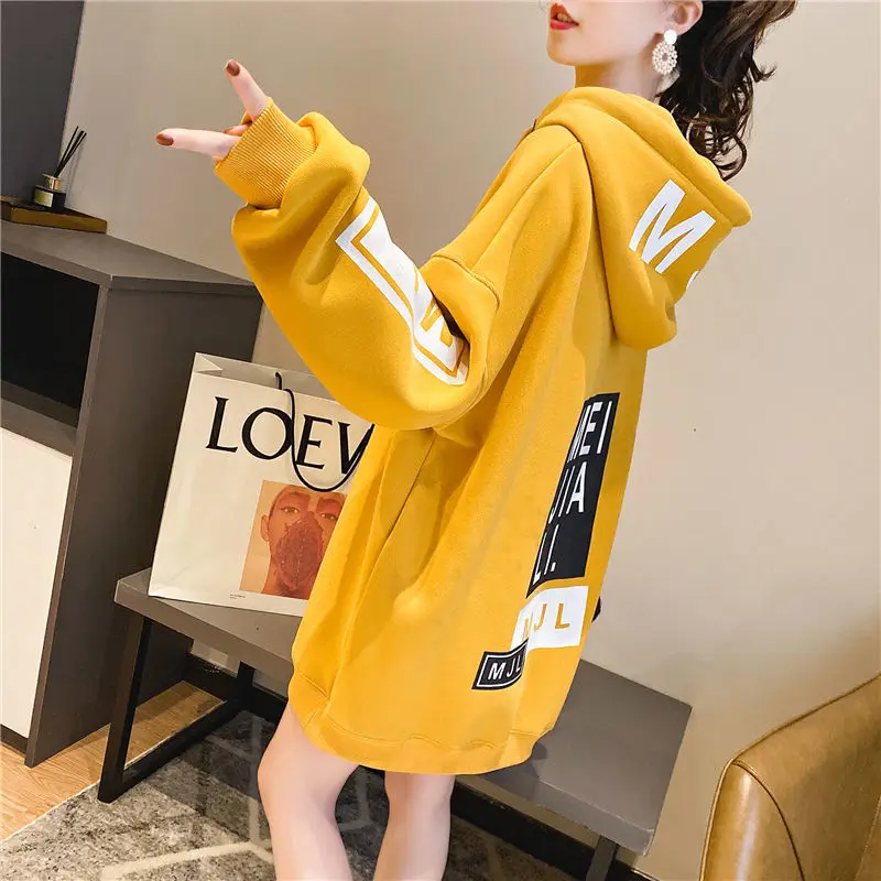 Sudadera Con Capucha Blanca Para Mujer, Jersey De Mezcla De Algodón