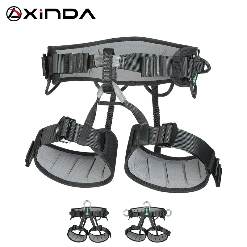 xindaアウトドアハーネス快適な多機能クライミングハーフボディガイルパンサーeagle安全ベルト高高度操作作業用