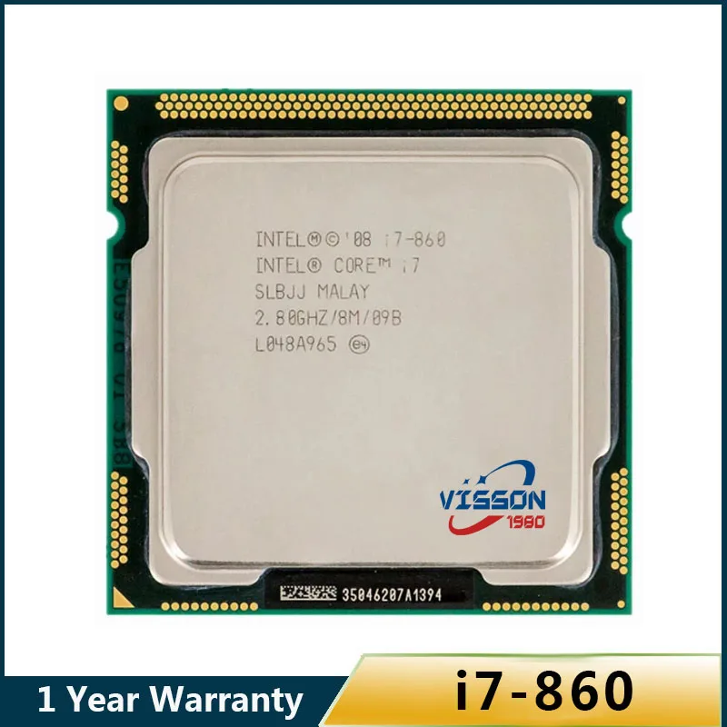 

NEW 100% Intel core processor i7 860, quad core cpu processor slbjj 2.80ghz 8mb sockel 1156 95w