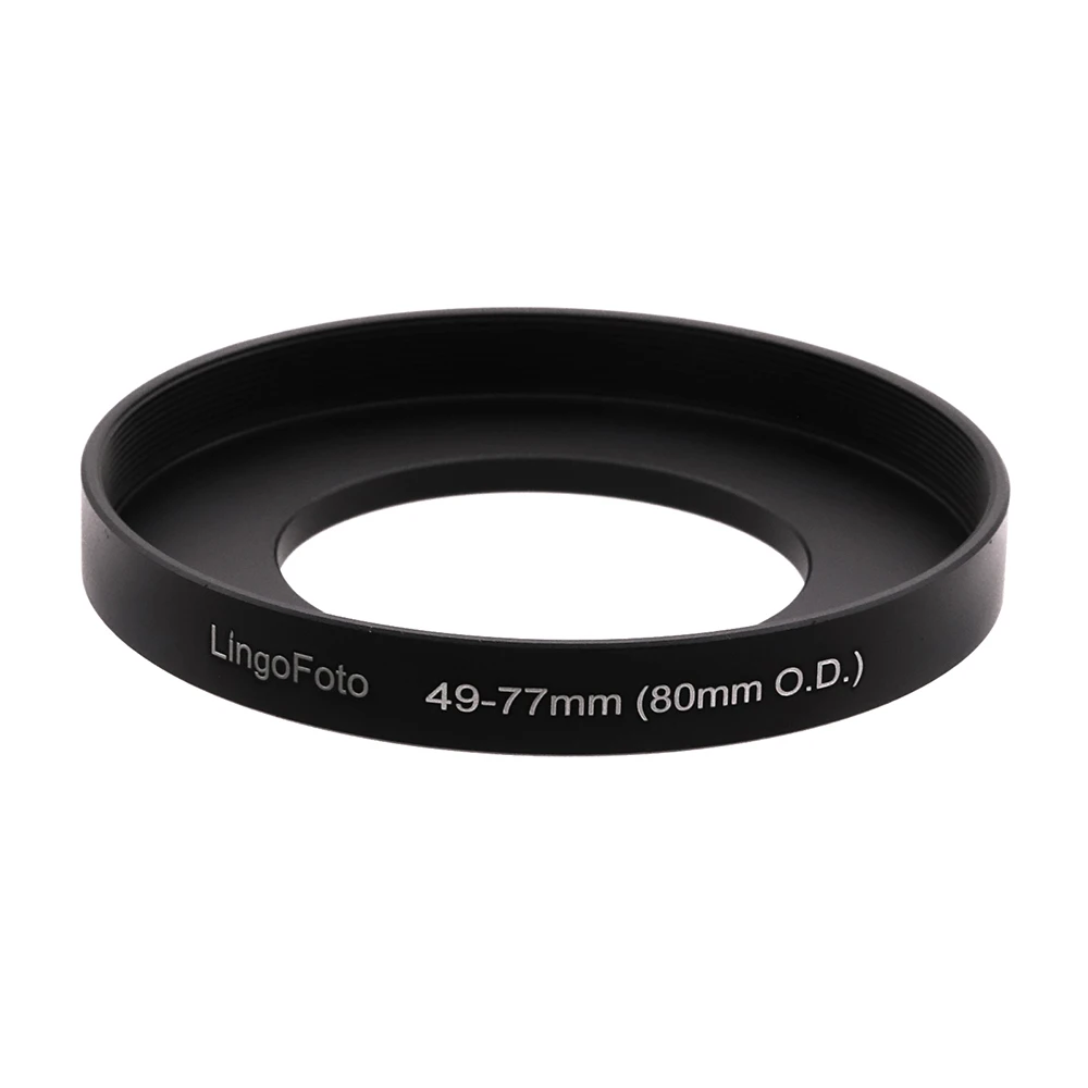 

For 80mm Matte Box or 77mm lens filter etc. Step Up Ring Matte Box Adapter 49/52/55/58/60/62/67/72/77/82mm-77mm (80mm O.D)