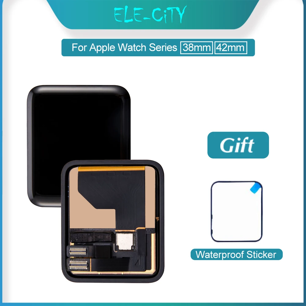 Pantalla táctil LCD OLED 3D para Apple Watch, montaje completo de