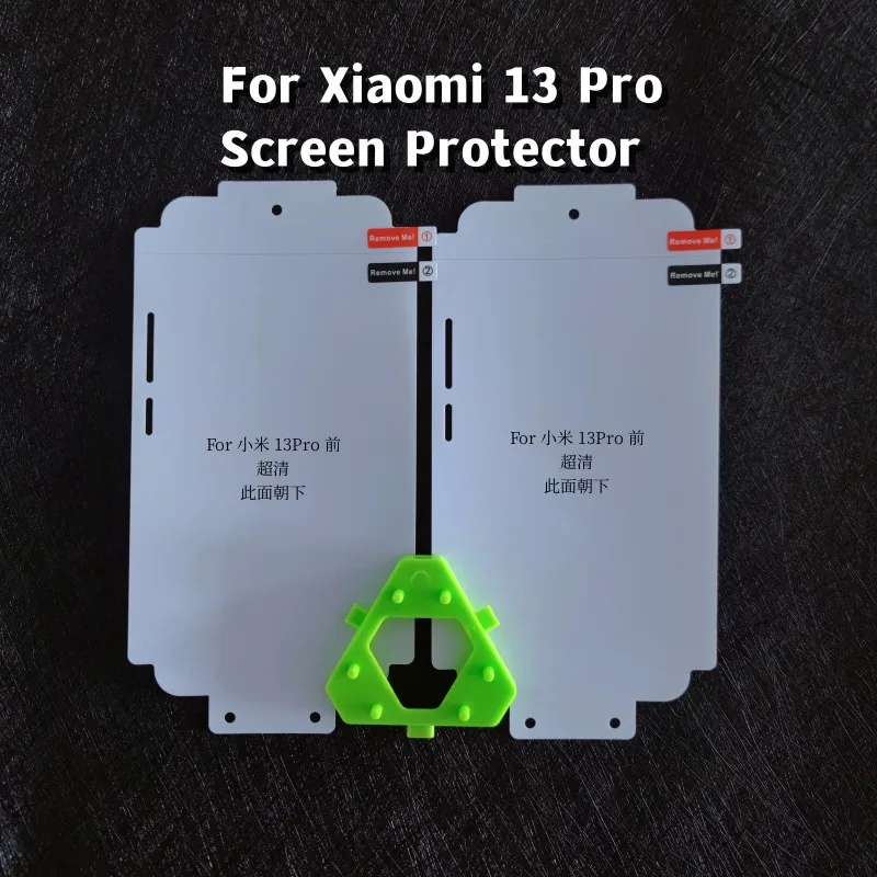 Pellicola Salvaschermo 2 Pezzi Per Xiaomi 13 Pro Full Cover Hd Hydrogel Film Per Mi 13 Pro Membrane Anteriori Morbide E Trasparenti Non In Vetro Tempe