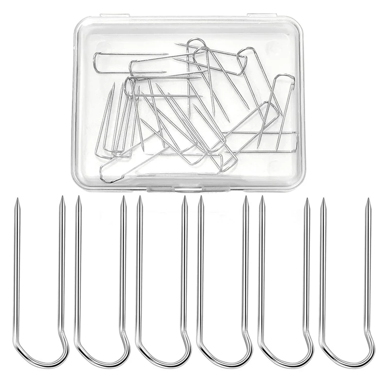 Metal U Pins 50pcs/100pcs/200pcs Patchwork Sewing Pin Quilting Craft