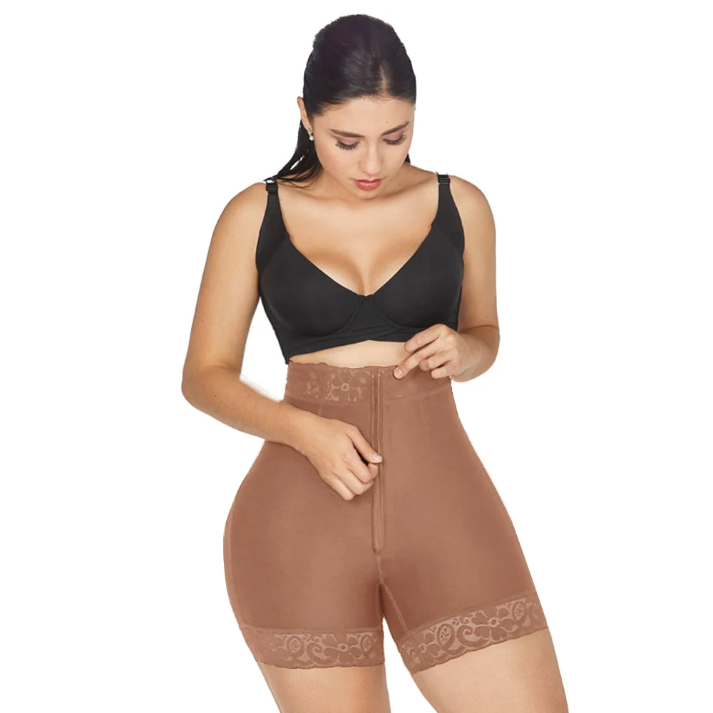 Booty Shaper Short High Waist Large Size For Gaine Amincissante Femme Tummy Control Thigh Slimming Technology Underwear Corsets