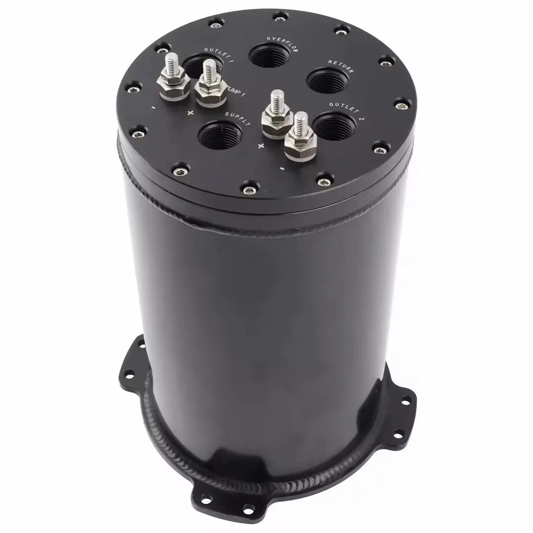 퍼포먼스 자동차 액세서리 195mm 길이 연료 서지 탱크 2.8L 트윈 펌프 듀얼 인 탱크 월브로 F90000262 GSS340 호환