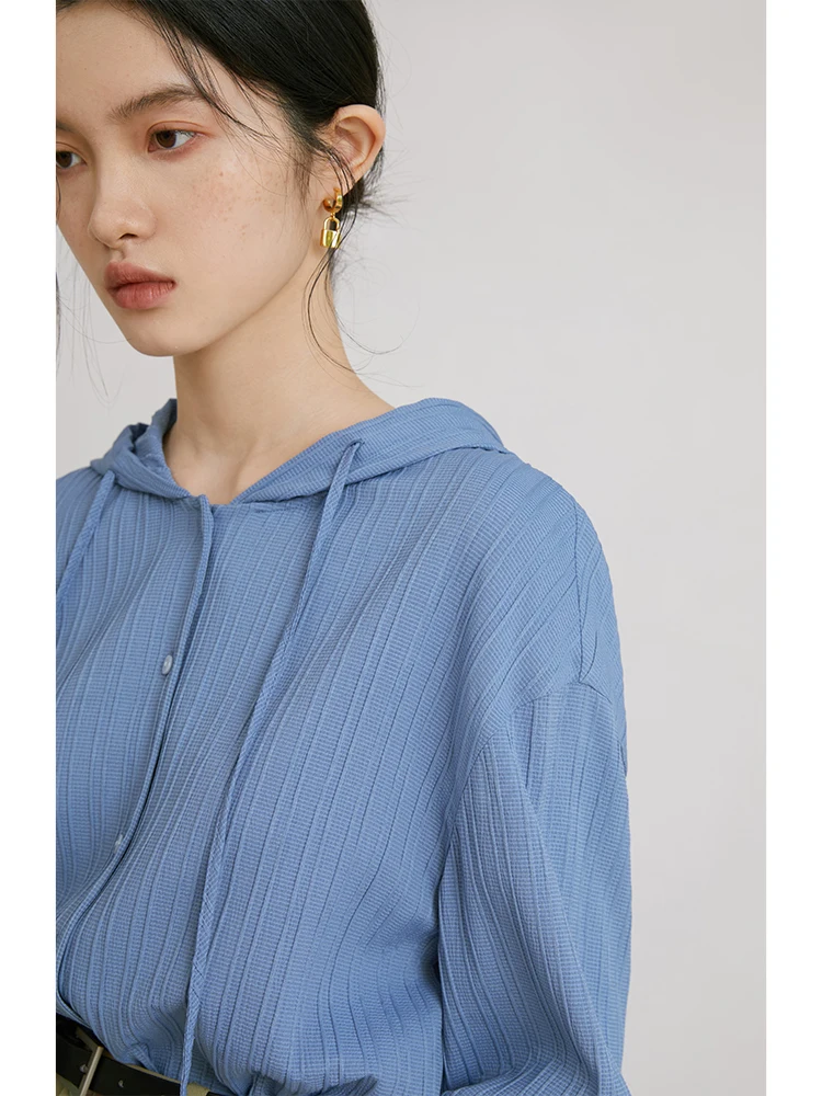 Рисунок 2 - ZIQIAO Cozy Sense с капюшоном Синяя
