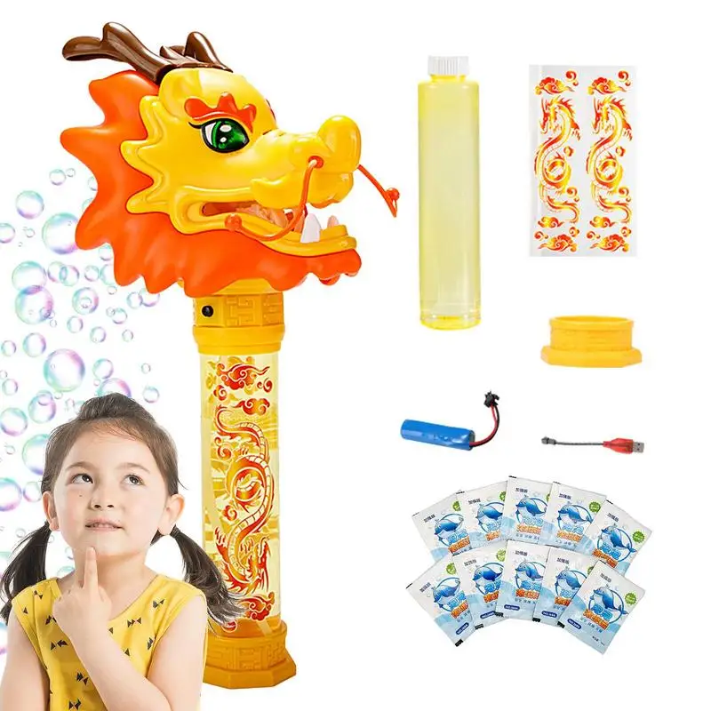 

Палочки из пузырьков для детей, праздничная палочка для изготовления пузырьков дракона на весну, пористая дизайнерская уличная игрушка для свадьбы, выпускного