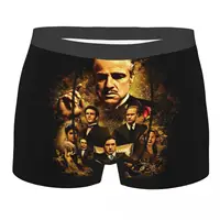 Custom The Godfather Boxer Shorts For Homme 3D Print Male Gangster Movie Underwear Panties Briefs Breathbale Underpants 1