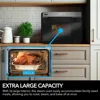 TSO-488GB 40 Quart Capacity Counter-Top Multi-Function Convection Steam Oven, Black Stainless Steel 4