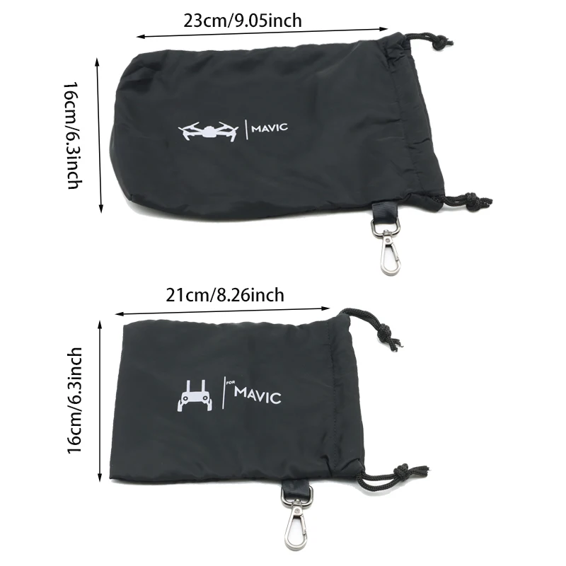 Sac de transport pour drone DJI Mini 4/3 Pro/Air 2/3 - Lot de 3