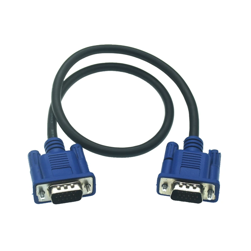 HD 15Pin VGA D-Sub Short Video Cable VGA Male to Male M/M to Female and Female for Computer TV projector monitor