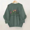 Pinduoduo Temu Sweatshirt Butterfly Letter Print Crew Neck Casual Wear For Men Women