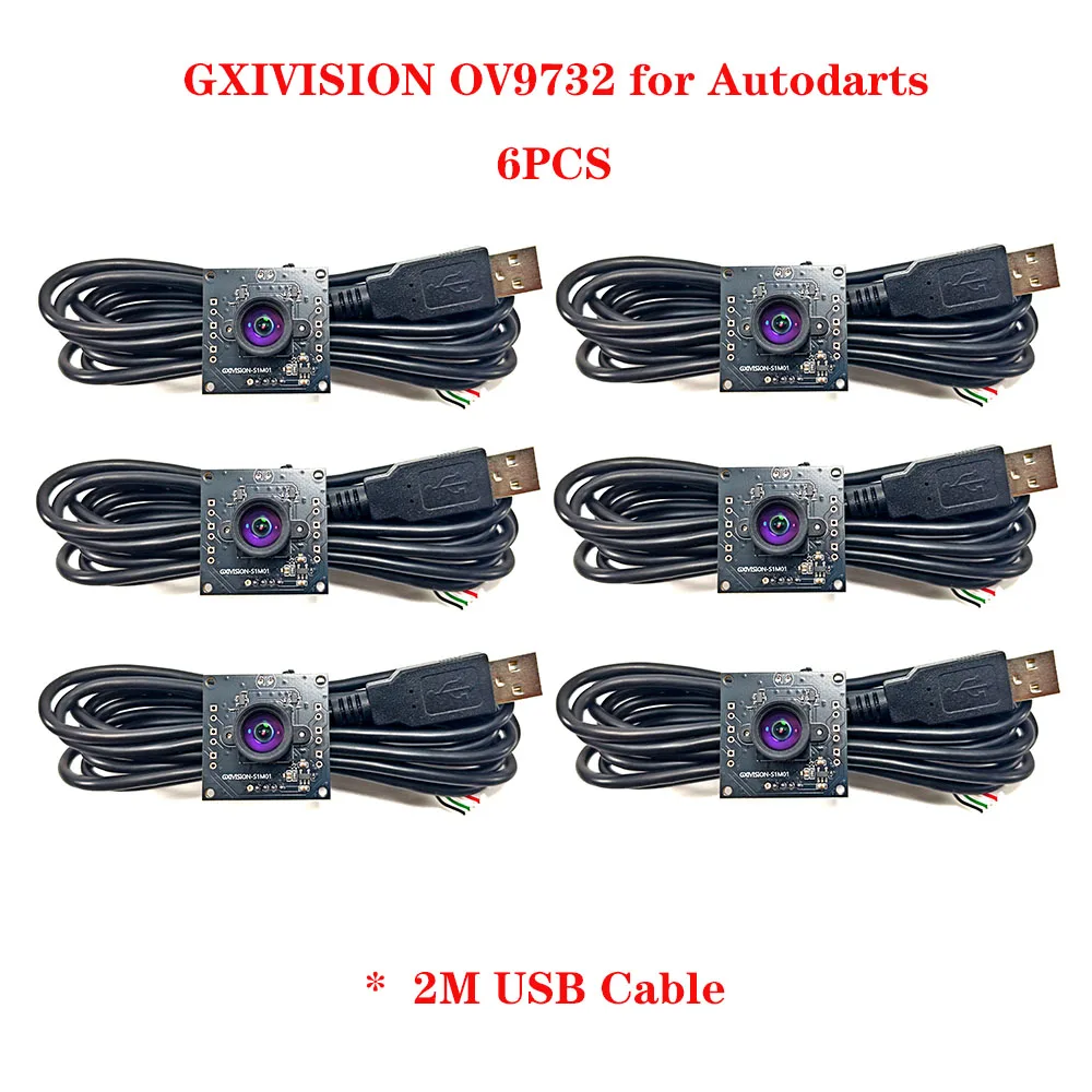 Autodarts Camera OV9732 GXIVISION 1M/2M USB cable 1MP 1280*720 30fps Camera module accuracy rate above 99%
