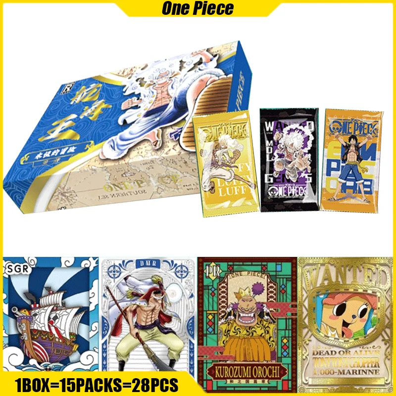 

RUIKA 1st One Piece Cards Anime Figure Playing Cards Mistery Box Board Games Booster Box Toys Birthday Gifts for Boys and Girls