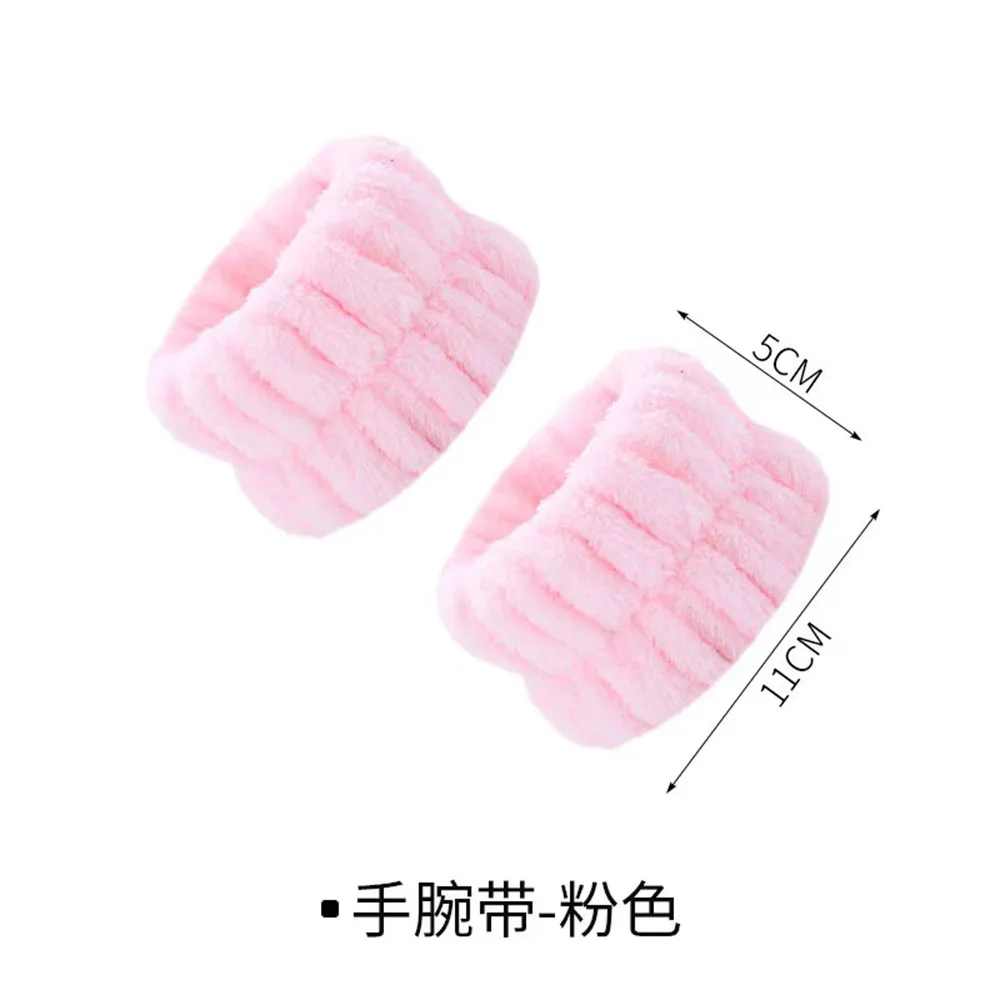 Washing Wristband Reusable Spa Wrist Washband Soft Microfiber Towel Wristbands For Washing Face Women Girl Yoga Running Sport