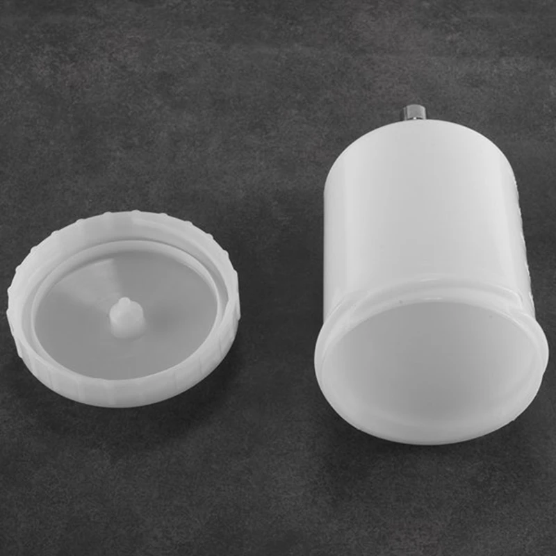 2 Pcs Hvlp Paint Cup Pot White Automotive Supplies For Sata Sprayer Cup Connector Jet Paint Sprayer