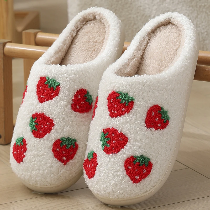 Pantofole invernali in pelliccia donna comode natale calde_voghion.com