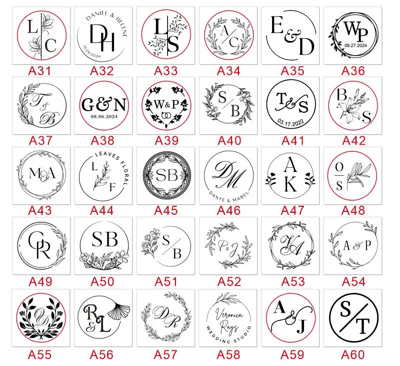 Description Picture 3 of itemCustom Wedding Stamp for Anniversary Gift Personalized Invitation Address Envelope Self Ink Stamp Romantic Newlywed Gift Wrap