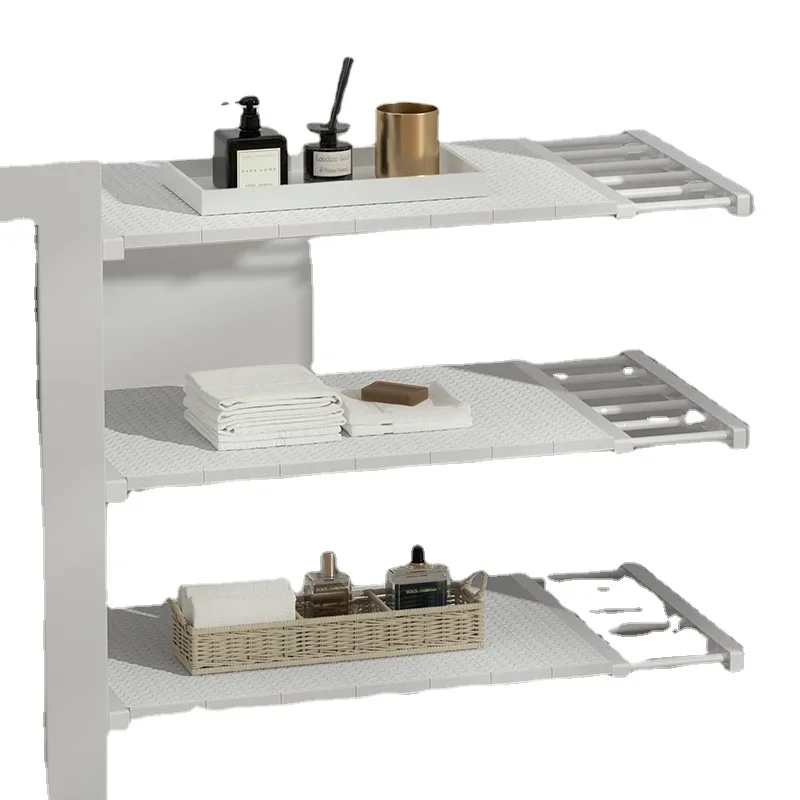 

Household Divider Board Shelf Adjustable Storage Wardrobe Rack