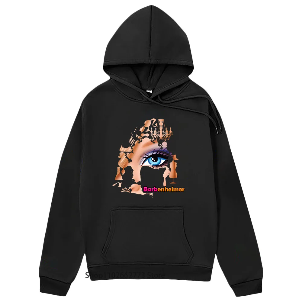 

Openheimer I Survived Barbenheimer Hoodies for Women Movie Sweatshirs Kpop Streetwear Y2k Top Fleece Long Sleeve Men's Clothes