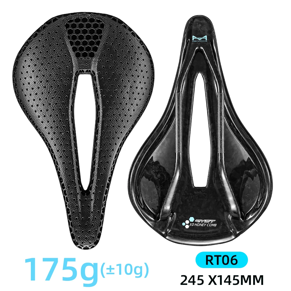 Rまだ超軽量のカーボン3Dプリントサドル、バイクシート、143mm