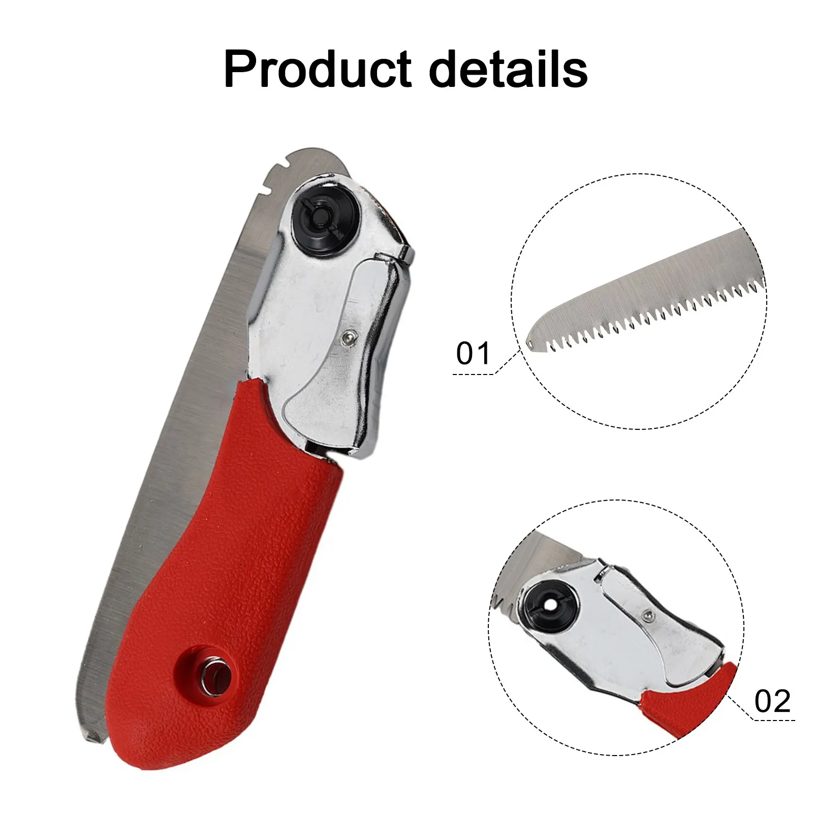 130mm Folding Saw 3-Edge Tooth Hand Saw For Wood Cutting Camping Pruning Household Small Hand Woodworking Garden