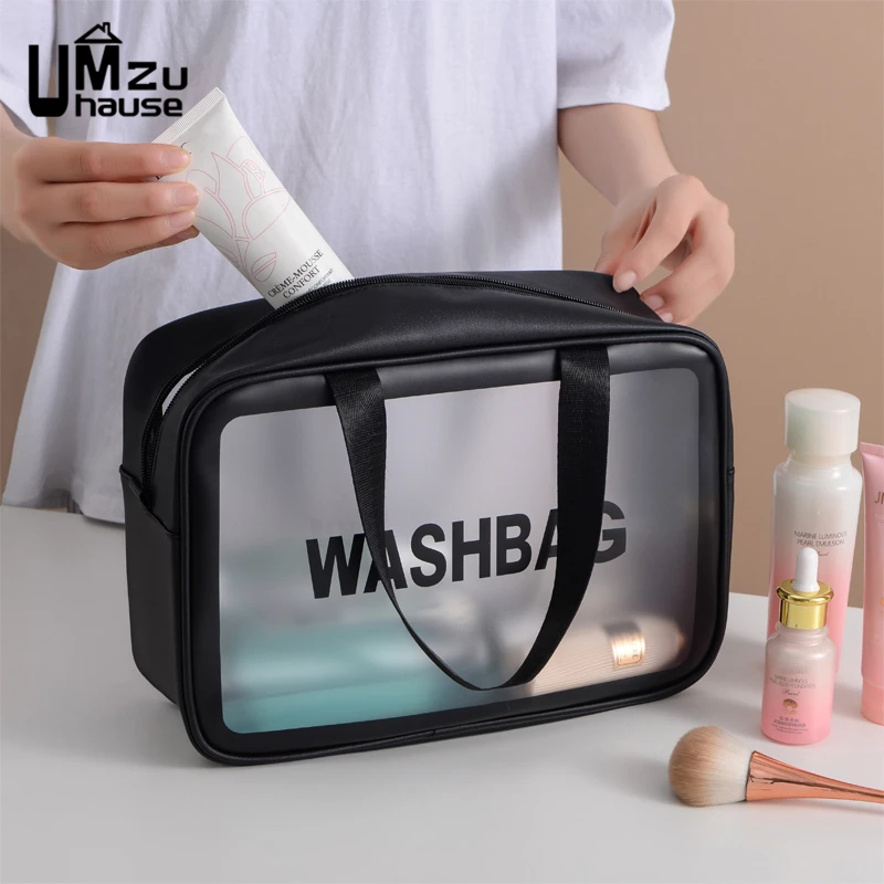 Waterproof Wash Bag Travel Portable Makeup Bag Organizer Large Capacity  Light Wash Storage Bags Home Bathroom Wash Box Storage