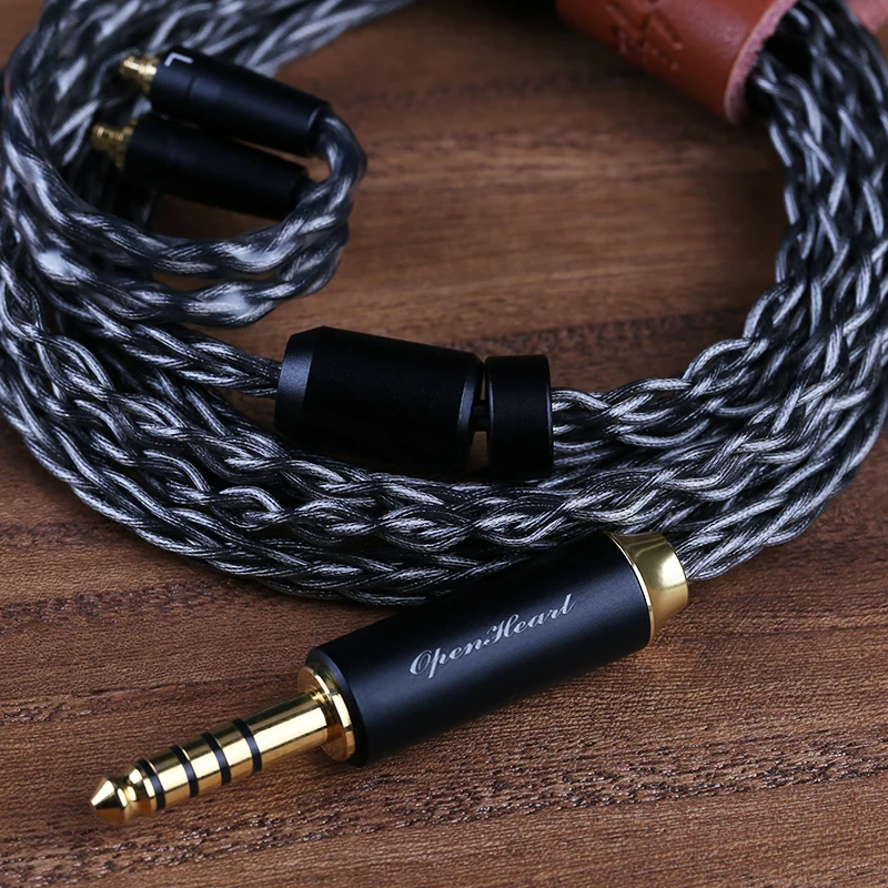 OPENHEART 8 Core Silver-copper alloy Cable For Sennheiser IE200