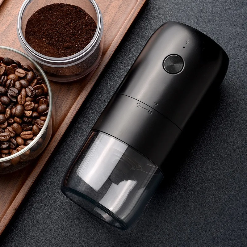 Household Small Electric Coffee Machine Stainless Steel Portable Automatic  Coffee Bean Grinder - AliExpress