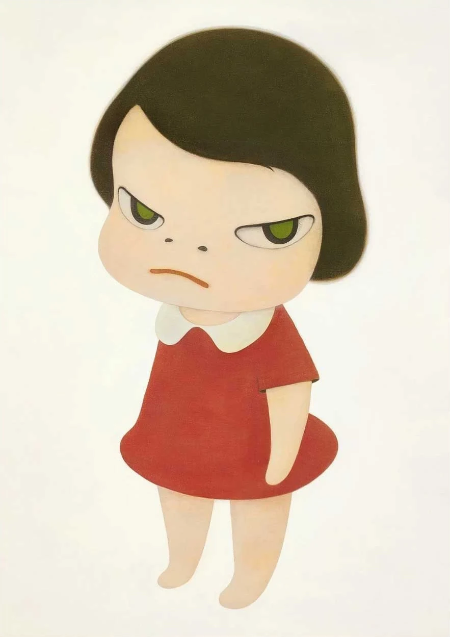 Yoshitomo Nara Guitar Girl Canvas Art Print