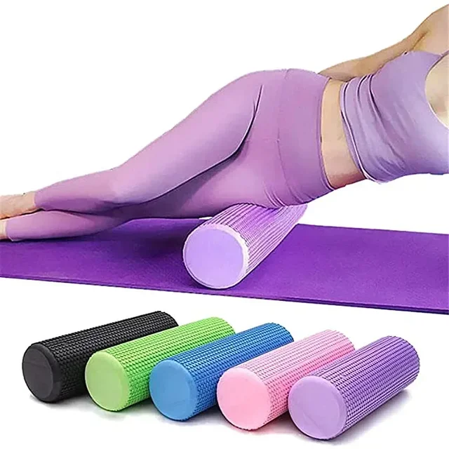 Yoga Foam Roller High-density EVA Muscle Roller Column Self Massage Tool for Pilates Yoga Fitness Gym Equipment 30/45CM Yoga Foam Roller High-density EVA Muscle Roller Column Self Massage Tool for Pilates Yoga Fitness Gym Equipment 30/45CM