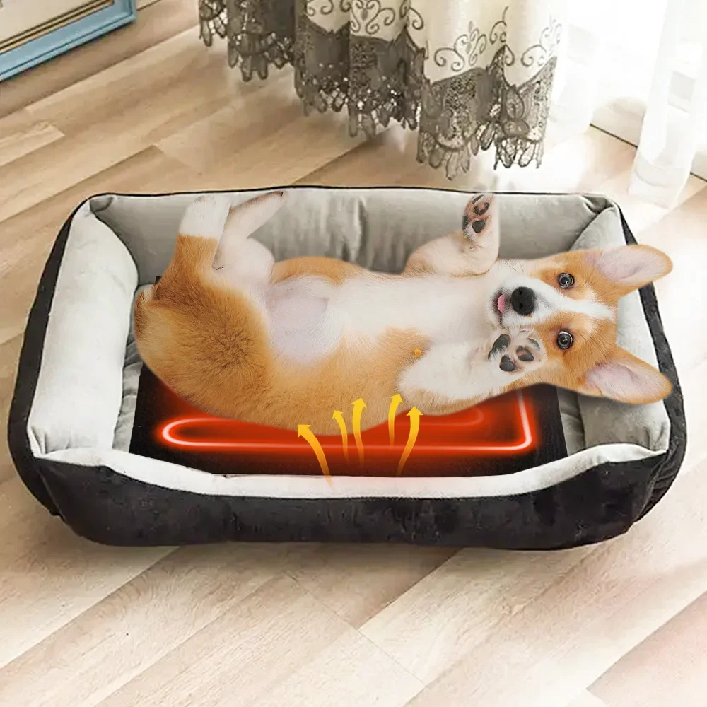 Safety USB Warm Paste Pads Washable Winter Heating Warmer Pad Dog Cat Bed Heat Pad Pet Reptile Heating Warmer pet heated mat
