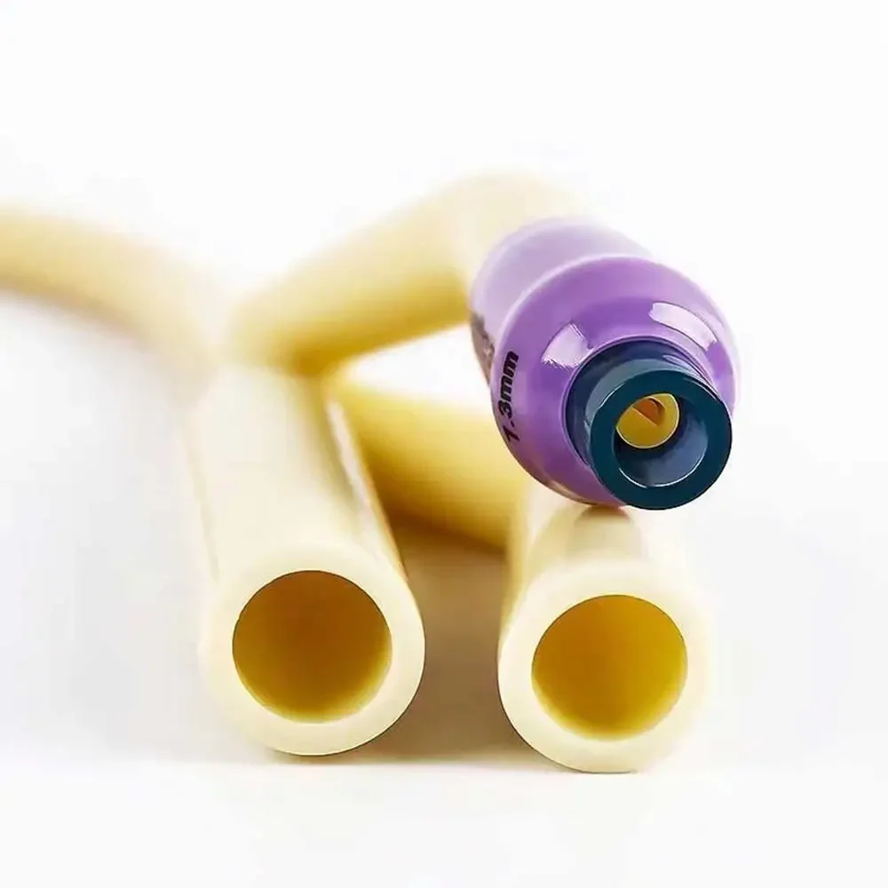 1x 3Way Medical Balloon Latex Foley Catheter Silicone Coating Urine Tube Male Foley Inserted Tube Urine Catheter with Soft Valve