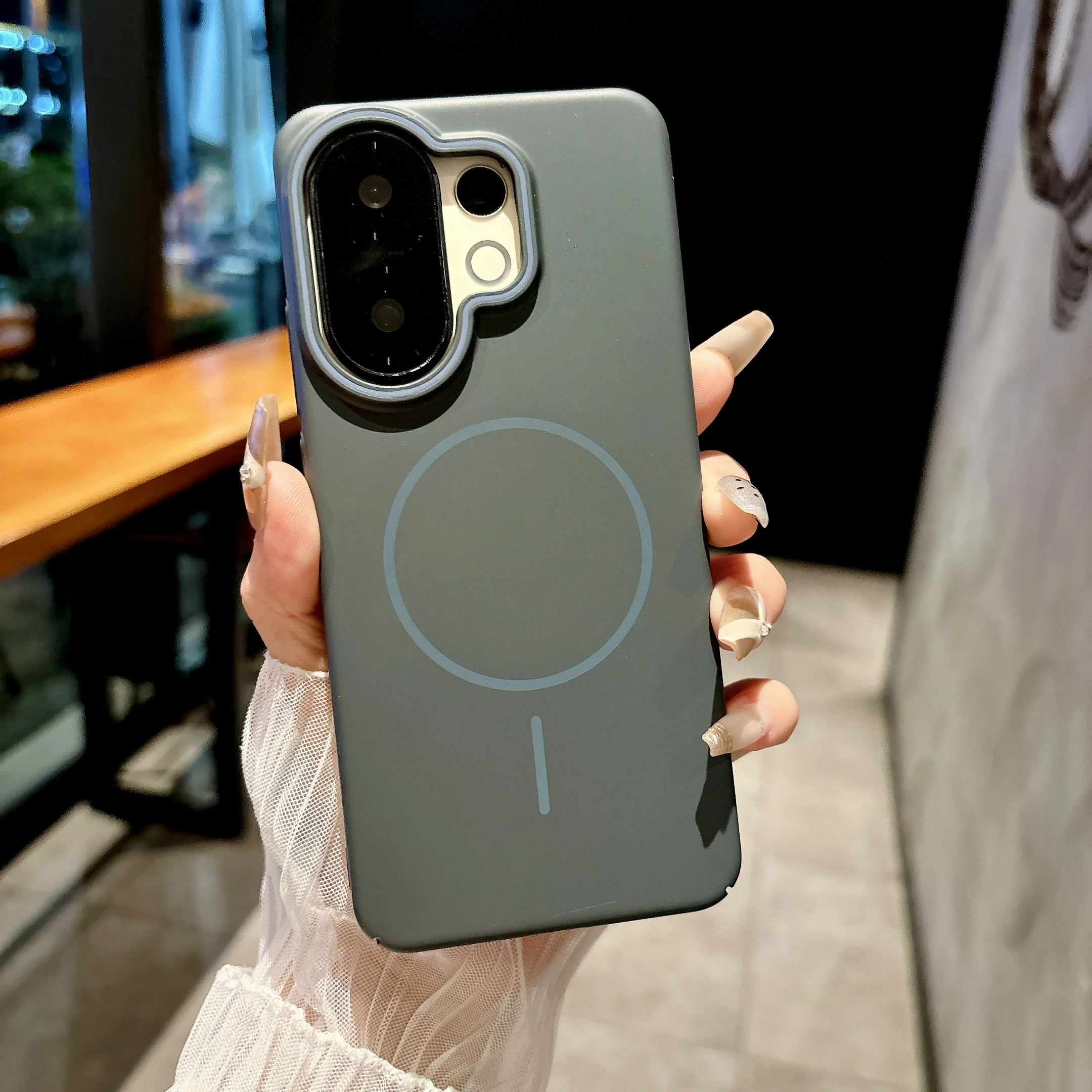Luxury Slim Matte Magnetic Shockproof Phone Case - Premium Hard PC Cover