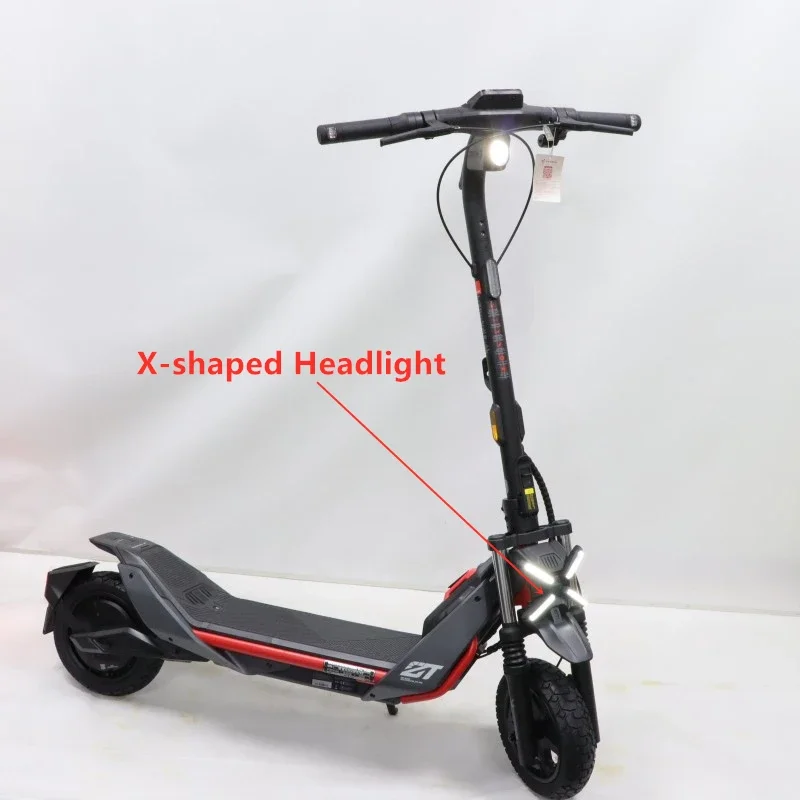 Phare Avant Pour Scooter électrique Segway Ninebot ZT3, ZT3 Pro, En Forme De X, 4W, Lampe Avant Super Brillante, Pièces De Kickscooter