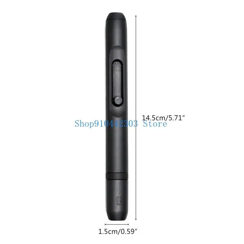 Stylo Nettoyant Lentille Double Extrémité - Brosse & Pointe Carbone