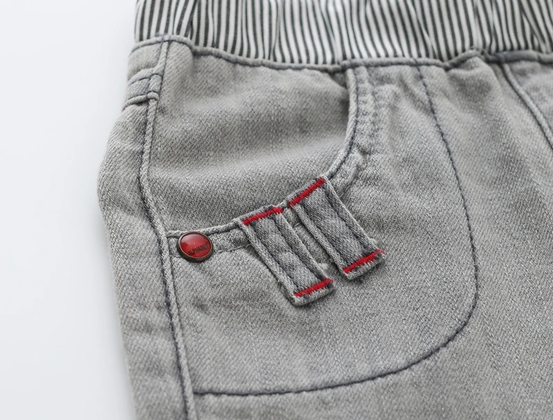 Baby Shorts Calf-Length Denim Pants Boys Cropped Trousers Cowboy Toddler Shorts Newborn Seven-inch Trousers Ninth Pants 3M-24M