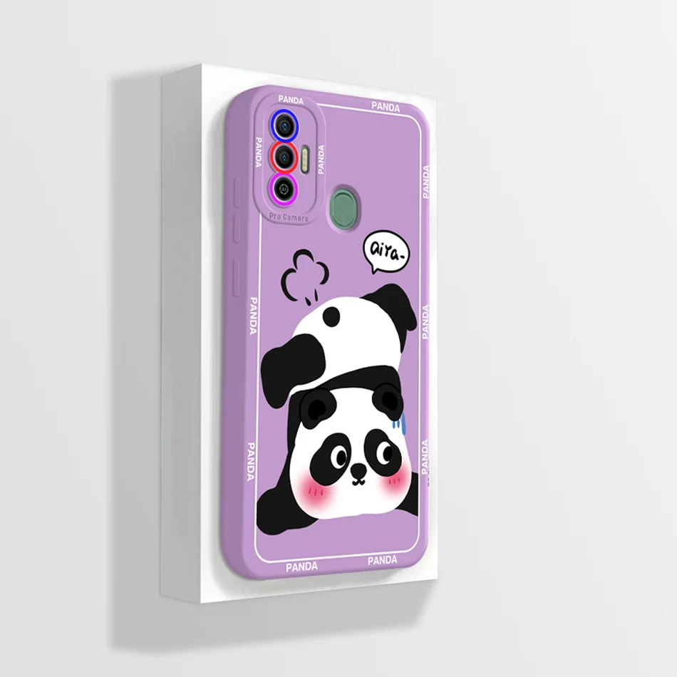 Cute Cartoon Flowers Silicone Phone Case - Soft Back Cover