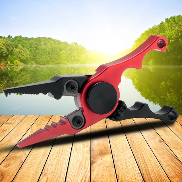 Fishing Plier Scissor Portable Multi-function Pliers Aluminum Alloy  Comfortable Grip Lightweight Outdoor Supplies - AliExpress